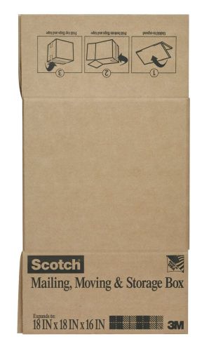 Scotch Folded Box 18-Inches x 18-Inches x 16-Inches Large Size Folded Box 6-P...