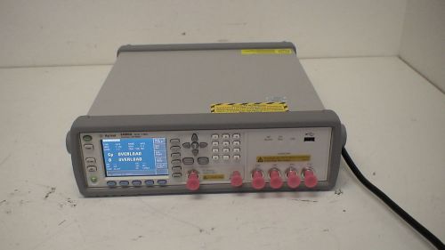 Agilent E4980A 20 Hz to 2 MHz  LCR Meter w/ LAN/USB/GPIB  and DC Bias op 001