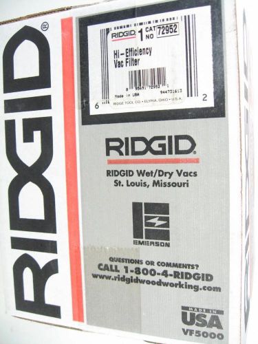 Ridgid Shop Vac Filter 72952 VF-5000 3-Layer Wet Dry Vacuum Husky Fine Dust NEW