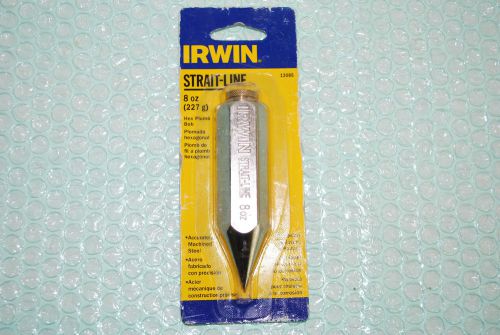 IRWIN Tools Hexagonal Plumb Bob, 8-ounce (13085)