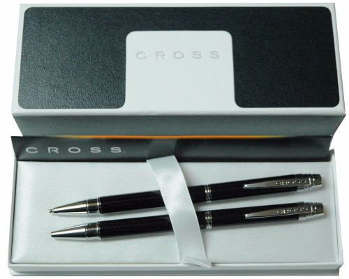 Cross AT0221G-9 Black Pencil and Ballpoint Pen Set