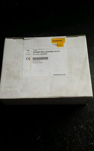NEW IN SEALED BOX TURCK PRESSURE SENSOR PS100R-503-LI2UPN8X-H1141  NEW