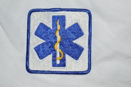 Emergency Medical Services First Responder EMS Patch Care Square 3 inch