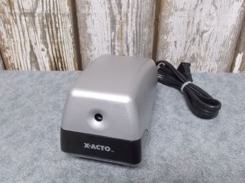 X-ACTO ELECTRIC PENCIL SHARPENER 19xx CN SILVER WORKS GREAT ELMER PRODUCTS