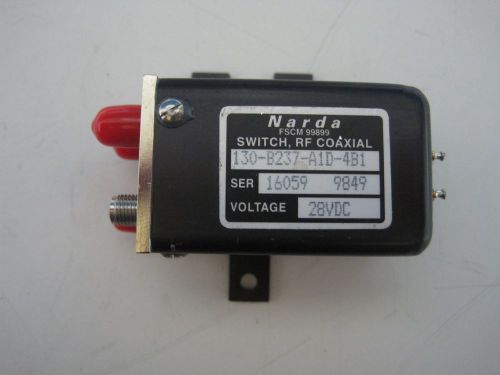 NARDA RF COAXIAL SWITCH 130-B237-A1D-4B1