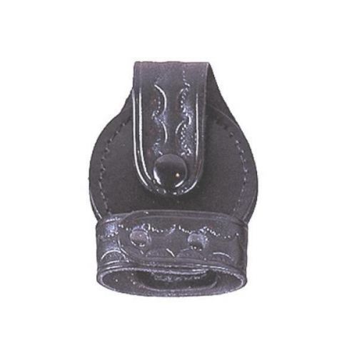 Black basket weave nickel - bikini style standard handcuff holder for sale