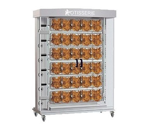 Rotisol FFS1425-6G-SS FauxFlame SPATCHCOCK Rotisserie Oven gas countertop...
