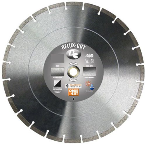 Diamond products core cut 20888 14-inch by 0.125 by 1-inch delux cut dry or w... for sale