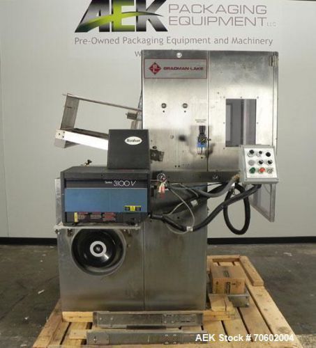 Used- bradman lake model hs2/60g dual head hot melt tray former capable of speed for sale