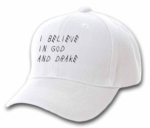 Caps i believe in god and drake ovo white hat accessories baseball cap hat men&#039;s for sale