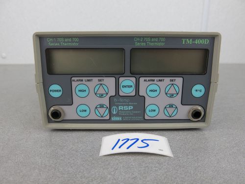 RSP Products TM-400D Temperatue Monitor Smiths Medical 70S 700 Series Thermistor