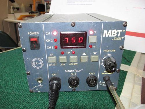 Mbt pace 3 channels soldering &amp; desoldering station model pps 85 made in usa for sale