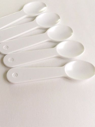 100 Small Darnel Mini Plastic Disposable Tasting Spoons 3&#034; Long