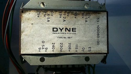 DYNE Transformer 53-100080-00 PULLED From Varian GTA-96