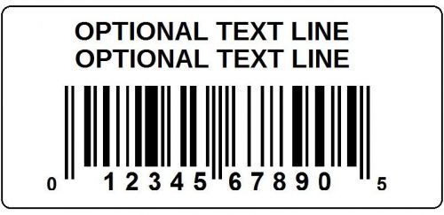Roll 1000 2&#034; x 1&#034; Your UPC Supplied Bar Code Labels Stickers - FAST SHIPPING