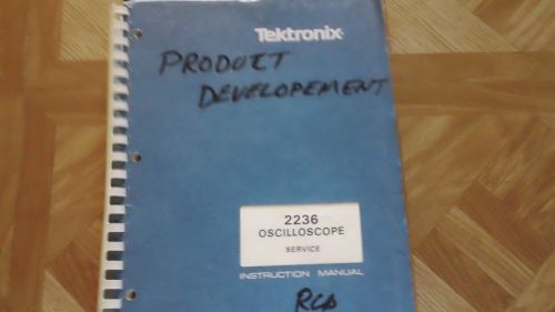 Tektronix service  manual 2236 oscilloscope, la501 logic analyzer for sale
