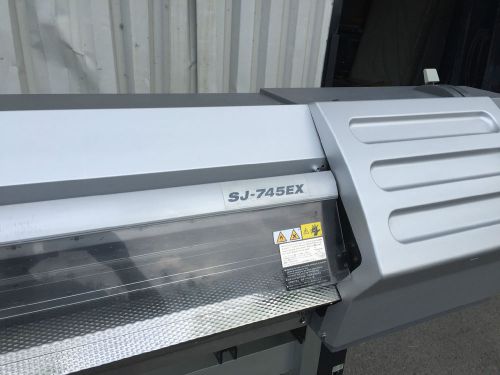 Roland soljet pro ii, sj-745 74&#034; eco-solvent printer good working condition for sale