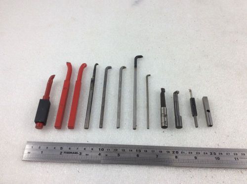 11 Piece Assorted BORING BARS -CUTTERS MACHINIST LATHE TOOLS