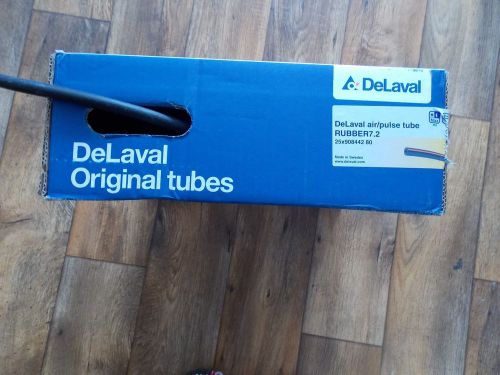25 meters Delaval air pulse tube, black rubber, 7.2 mm 90844280 NEW