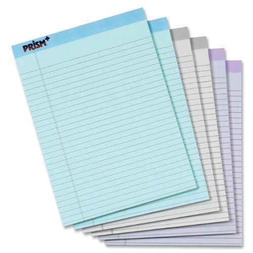TOPS Prism Plus 100% Recycled Legal Pad, 8-1/2 x 11-3/4 Inches, Perforated, 50 6