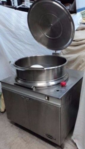 Cleveland  tilting 40 gallon kettle direct steam jacketed kdm-40t (msrp $9,581) for sale