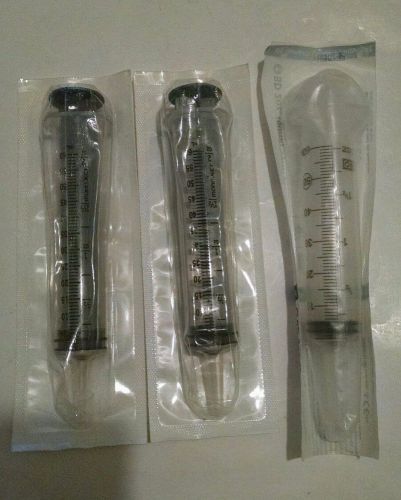 Lot of 3 BD &amp; Kendall Syringes 2 oz 60 ml cc Catheter Tip with Cap New