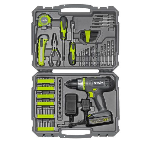 New craftsman evolv 107-piece cordless lithium drill &amp; project toolkit for sale