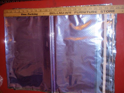 LOT ( 50 )  LARGE MYLAR FOIL SEALABLE BAGS  23 X18 INCHES