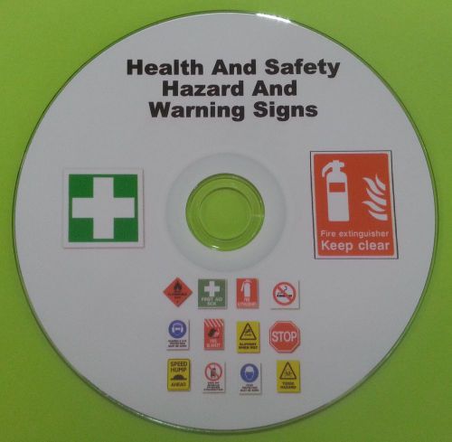 7000+ Health And Safety Printable Warning Signs &amp; Posters Disc DVD