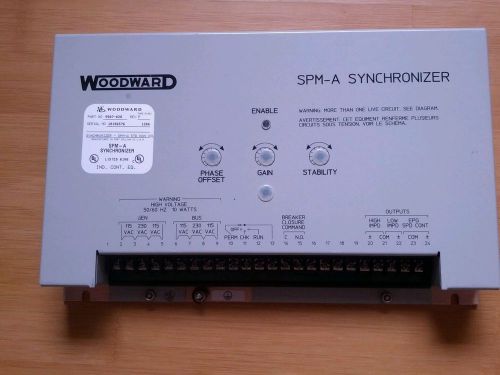 Woodward 9907-028 Revision F SPM-A SYNCHRONIZER