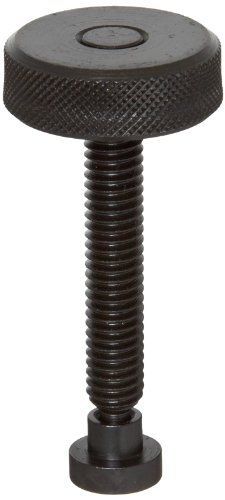TE-CO 31332L Knurled Knob Swivel Screw Clamp With Large Pad Black Oxide, 5/16-18