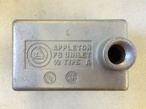 Appleton fsa-1-50 malleable iron 1/2&#034; unilet for sale