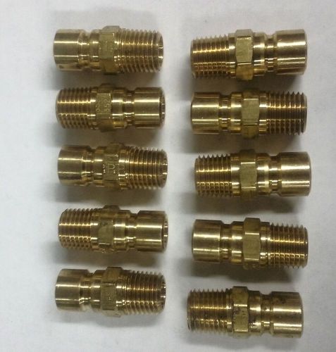 Parker 352 Male Quick disconnect fitting 1/4&#034; (Selling 7 lots of 10 in each lot)
