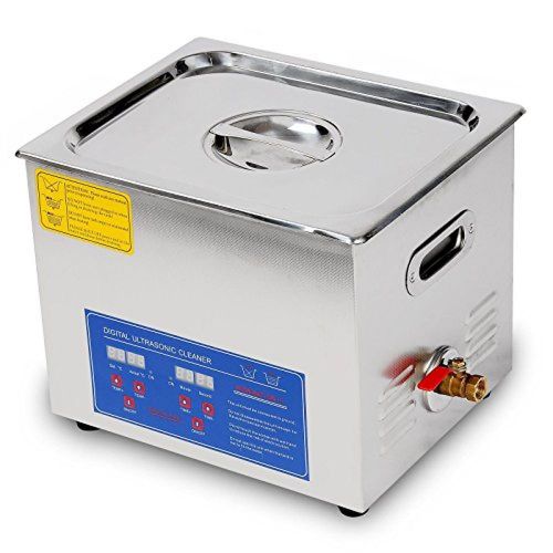 AW 10 L Liter Stainless Steel Ultrasonic Cleaner 490W Digital Timer Heater
