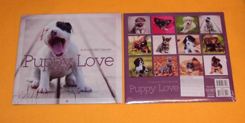 2016 puppy love 16 month calendar for sale