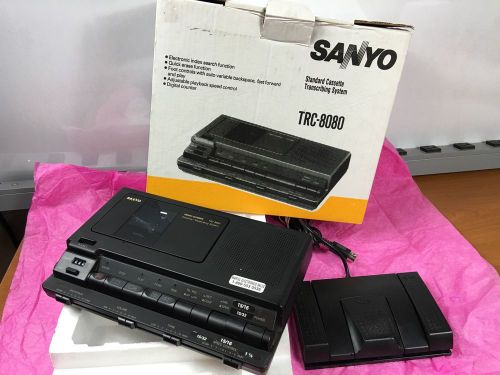 Sanyo TRC-8800 Standard Cassette Dictating  TRANSCRIBER  MODEL TRC - 8800