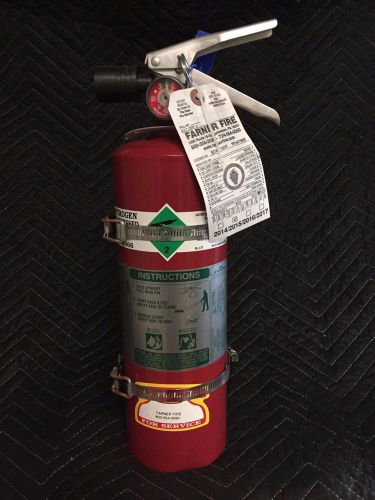 Fire extinguisher refurbished halotron 5 lbs. 5# vehicle bracket for sale