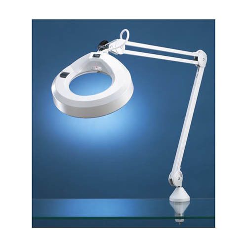 Luxo 17253LG KFM Gray Magnifier Light w/30-inch arm