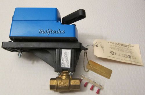 Johnson controls m9106-gga-2 actuator &amp; 1/2&#034; ball valve vg1245ad + 906gga - new! for sale