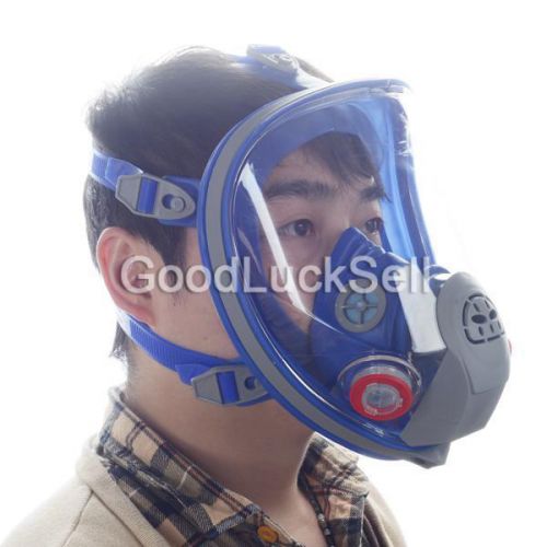 3m 6800 silicone gas mask full face facepiece respirator paint spraying l for sale