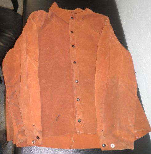 Leather Welding Jacket Size large to X-large