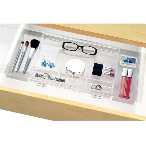 Expandable hanging makeup craft &amp; office drawer organizer - expands to fit mu... for sale