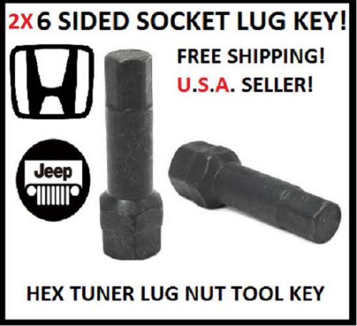 2x hex tuner lug nut tool key |socket adapter tuner lug nuts|fits gorilla muteki for sale