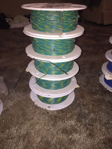 20 AWG MTW green/yellow 500&#039;