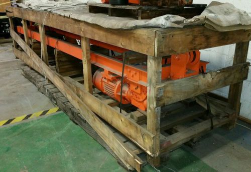 SATURN ENGINEERING 2 TON CRANE CABLE HOIST  WITH POWER TROLLEY* NEVER USED*