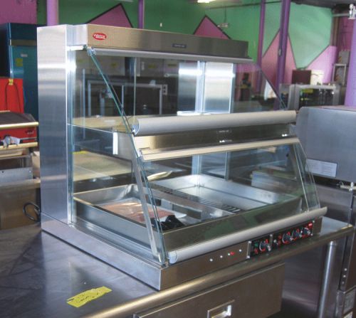New hatco 2 shelf food warmer merchandiser display with humidity! for sale
