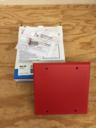 **NEW** System Sensor, MDL3R - Red Wall, Sync Circuit Module
