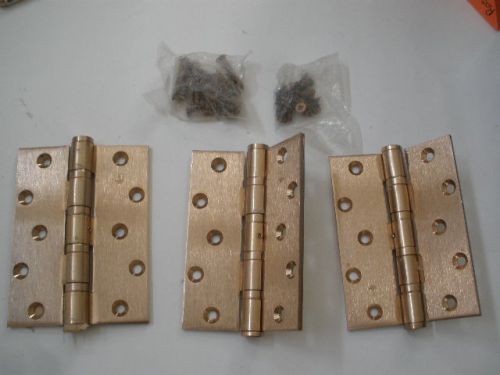 New (3) hager heavy duty bearing door hinges bb1199 138252-- 6 in x 4.5 in - new for sale