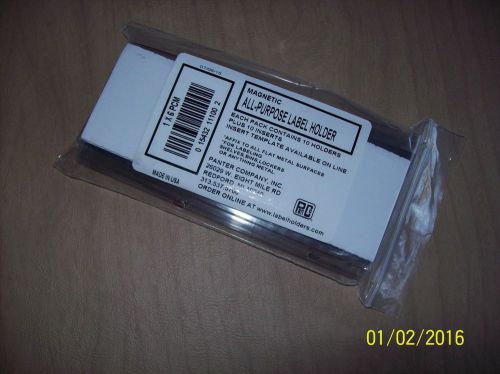 NEW Panter Magentic All-Purpose Label Holder 1&#034; X 6&#034;  10 Per Pack