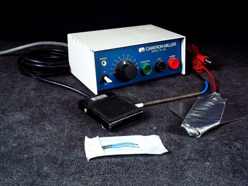 Cameron miller 26-230 dental electro surgical unit for surgery w/ 2 electrodes for sale